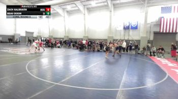 150 lbs Cons. Round 5 - Zack Galbraith, Morgan vs Beau Dixon, Summit Academy