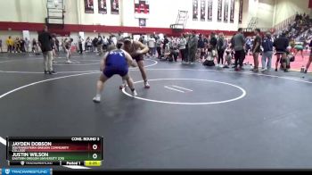 285 lbs Cons. Round 3 - Jayden Dobson, Southwestern Oregon Community College vs Justin Wilson, Eastern Oregon University (OR)