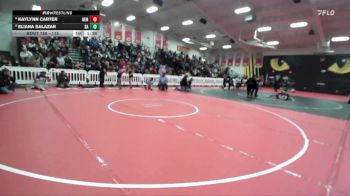 115 lbs Champ. Round 3 - Eliana Salazar, Santa Ana vs Kaylynn Carter, Hemet