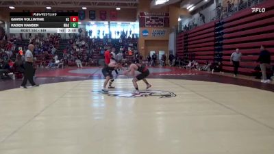 149 lbs Cons. Round 2 - Kasen Hansen, North Iowa Area Community College vs Gaven Vollintine, Blackburn