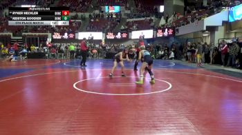 106 lbs 5th Place Match - Ryker Heckler, Sidney Wrestling Club vs Keiston Goodier, Snake River Youth Wrestling Cl