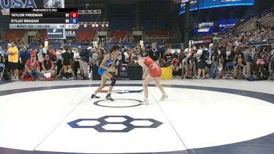 105 lbs Champ. Rd Of 64 - Taylor Freeman, Wyoming vs Kylah Bragan, Massachusetts