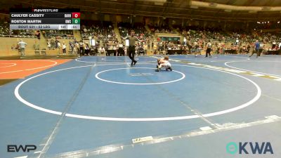 52 lbs Consolation - Caulyer Cassity, Barnsdall Youth Wrestling vs Roston Martin, Berryhill Wrestling Club
