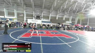 150 lbs Cons. Round 2 - Devon Peterson, Herriman vs Tensei Thompson, Bishop Kelly