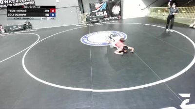 175 lbs Cons. Round 3 - Luis Vargas, Sonoma Valley Youth Wrestling Club vs Colt Ocampo, Dethrone Wrestling Club