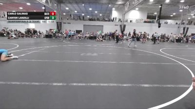 126 lbs Quarterfinals (8 Team) - Carlo Salinas, Mat Assassins Red vs Carter Lanzilli, GPS White