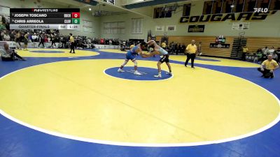 147 lbs Quarterfinal - Joseph Toscano, Buchanan vs Chris Arreola, Clovis North