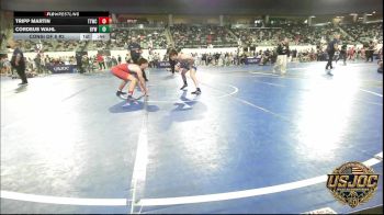 112 lbs Consi Of 8 #2 - Tripp Martin, Team Tulsa Wrestling Club vs Cordeus Wahl, Bristow Elementary Wrestling Club
