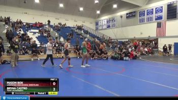 113 lbs Cons. Round 5 - Bryan Castro, Team Jackrabbits vs Mason Box, Lakewood High School Wrestling