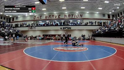 138 lbs Quarters & 1st Wb (16 Team) - Dallon Lowe, Brantley County HS vs Brayton Folsom, Berrien County
