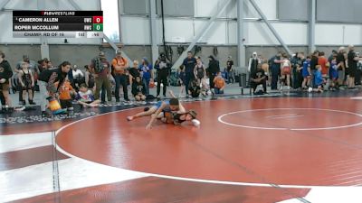74 lbs Champ. Rd Of 16 - Cameron Allen, Oconomowoc Wrestling Club vs Roper McCollum, Ronan Wrestling Club