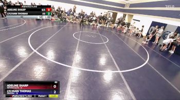 62 lbs Round 4 (6 Team) - Adeline Sharp, Nevada Elite vs Lylyann Thomas, Oregon