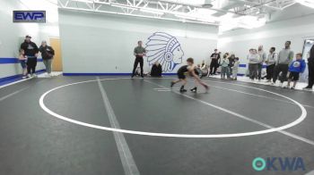 46 lbs Consi Of 4 - Brayden Letterman, Norman Grappling Club vs Brantley Clipper, Norman North