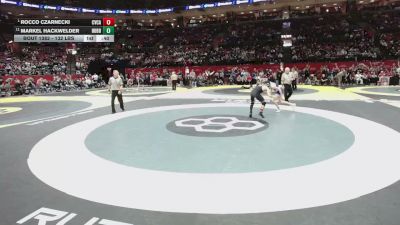 132 lbs Cons. Semis - Rocco Czarnecki, CVCA vs Markel Hackwelder, Hubbard