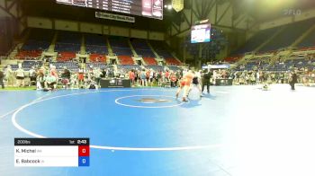 200 lbs Cons 16 #1 - Kiona Michel, Washington vs Elaine Babcock, Iowa