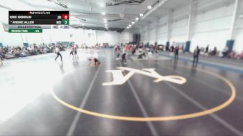 157 lbs Quarterfinal - Eric Gendlin, Johns Hopkins vs Andre Allen, McDaniel