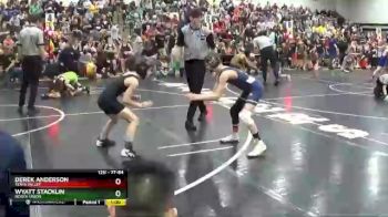 77 lbs Semifinal - Wyatt Stacklin, North Union vs Derek Anderson, Teays Valley