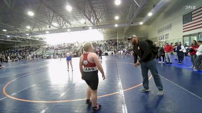 140+ Quarterfinal - Kinlee Conger, Bear River Jr High Wrestling C vs Hallie Myers, Fremont Wrestling Club