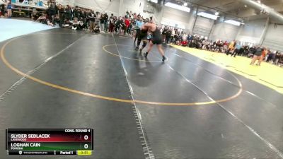 285 lbs Cons. Round 4 - Loghan Cain, Pomona vs Slyder Sedlacek, Lakewood