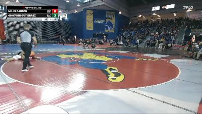 126 lbs Champ. Round 2 - Mills Banton, Patrick Henry vs Giovanni Gutierrez, Hackettstown