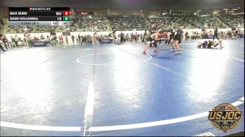 112 lbs Consi Of 4 - Max Burd, Weatherford Youth Wrestling vs Gage Hollowell, Elgin Wrestling