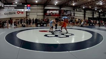 70 kg Champ. Round 1 - Hayden Whidden, Southern Illinois Regional Training Center vs Owen Reinsel, Lehigh Valley Wrestling RTC