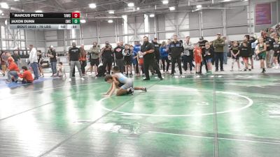78 lbs Champ. Rd Of 32 - Marcus Pettis, Team Aggression Wrestling Club vs Jaxon Dunn, Lakeland Wrestling Club