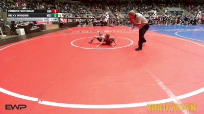 64 lbs Round Of 16 - Connor Suchman, Moen Wrestling Academy vs Ricky Wiggins, Westshore Wrestling Club