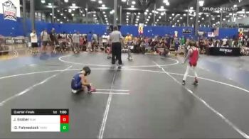 46 lbs Quarterfinal - Jacob Graber, Summit Academy vs Drake Fahnestock, Young Guns