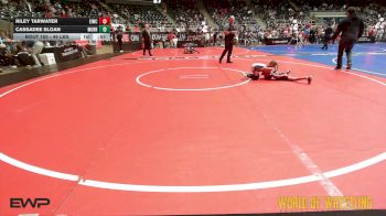 46 lbs Consolation - Riley Tarwater, Eufaula Ironheads Wrestling Club vs Cassadee Sloan, Morrison Takedown Club