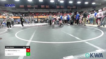 120 lbs Consolation - Beckett Wehrenberg, Mustang Bronco Wrestling Club vs Liam Levy, Norman Grappling Club