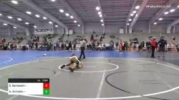 126 lbs Prelims - Dylan Benedetti, CT vs Anthony Aniciete, NV