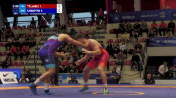 97 kg 1/2 Final - Isaac Whitman Trumble, United States vs Sergey Sargsyan, Armenia