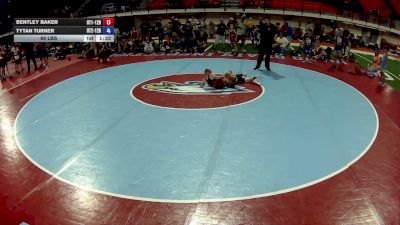 60 lbs Bentley Baker, Utah 1 12U Boys vs Tytan Turner, Utah 2 12U Boys