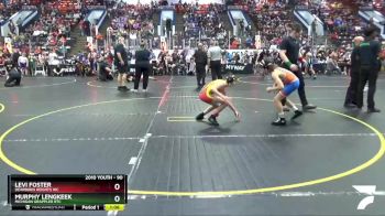 90 lbs Cons. Semi - Murphy Lengkeek, Michigan Grappler RTC vs Levi Foster, Dearborn Heights WC