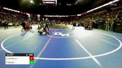 132 lbs Consi Of 16 #2 - Dylan Guillermo, Palm Desert (SS) vs Peter Bowen, Los Gatos (CC)