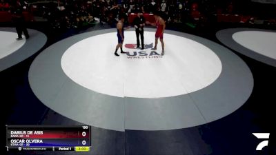 190 lbs Round 3 (16 Team) - Darius De Asis, BAWA-GR vs Oscar Olvera, KTWA-GR