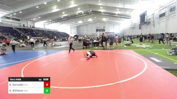 116 lbs Consolation - Aaron Gonzalez, Silverback WC vs Asher Williams, War Wc