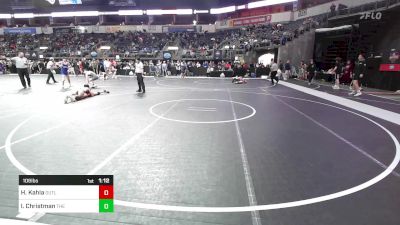 106 lbs Round Of 16 - Hasan Kahla, Outlaws Wrestling Club vs Isaac Christman, The Community