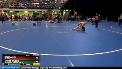 120 lbs Quarterfinal - Wyatt Wilson, McDominate Training Center vs Cruz Allen, DC Elite