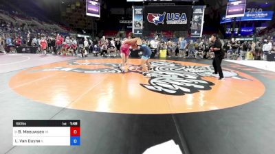 190 lbs Rnd Of 64 - Braylen Meeuwsen, MI vs Logan Van Duyne, IL