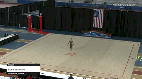 Elvira Belyanova - Ribbon - 2021 Rhythmic Elite Qualifier