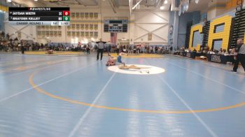132 lbs Champ. Round 1 - Brayden Kelley, Middletown vs Jaydan Mieth, Sussex Central H S