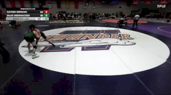 157 lbs Cons. Round 1 - Kayden Serrano, Carthage College vs Silas Oberholtzer, Illinois Wesleyan