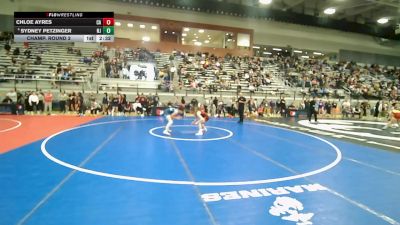 U23 Women - 53 lbs Champ. Round 2 - Chloe Ayres, CA vs Sydney Petzinger, NJ