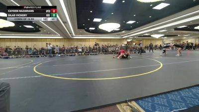 175 lbs Consi Of 16 #2 - Cayden Nazarians, Apex - Michigan vs Silas Vickery, Red Mountain WC
