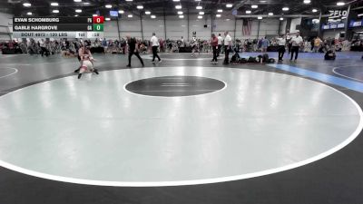 120 lbs Consi Of 16 #2 - Evan Schomburg, PA vs Gable Hargrove, GA