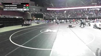 Cons. Round 1 - Hayes Petersen, Sioux Falls Washington vs Lucas Tonsager, Belle Fourche