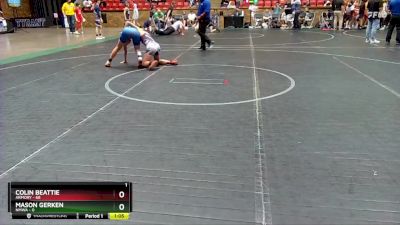 100 lbs Round 2 (4 Team) - Colin Beattie, Armory vs Mason Gerken, NMWA