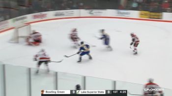 Highlights: Lake Superior State Shocks Bowling Green 5-0 In Game 1